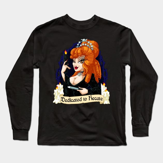 Dedicated to Hecate Long Sleeve T-Shirt by Von Plundercat